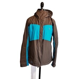Helly Hansen Rain Jacket Womens Medium Gray Helly Tech Outdoor Windbreaker